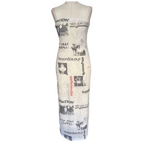 with jean inspired dress